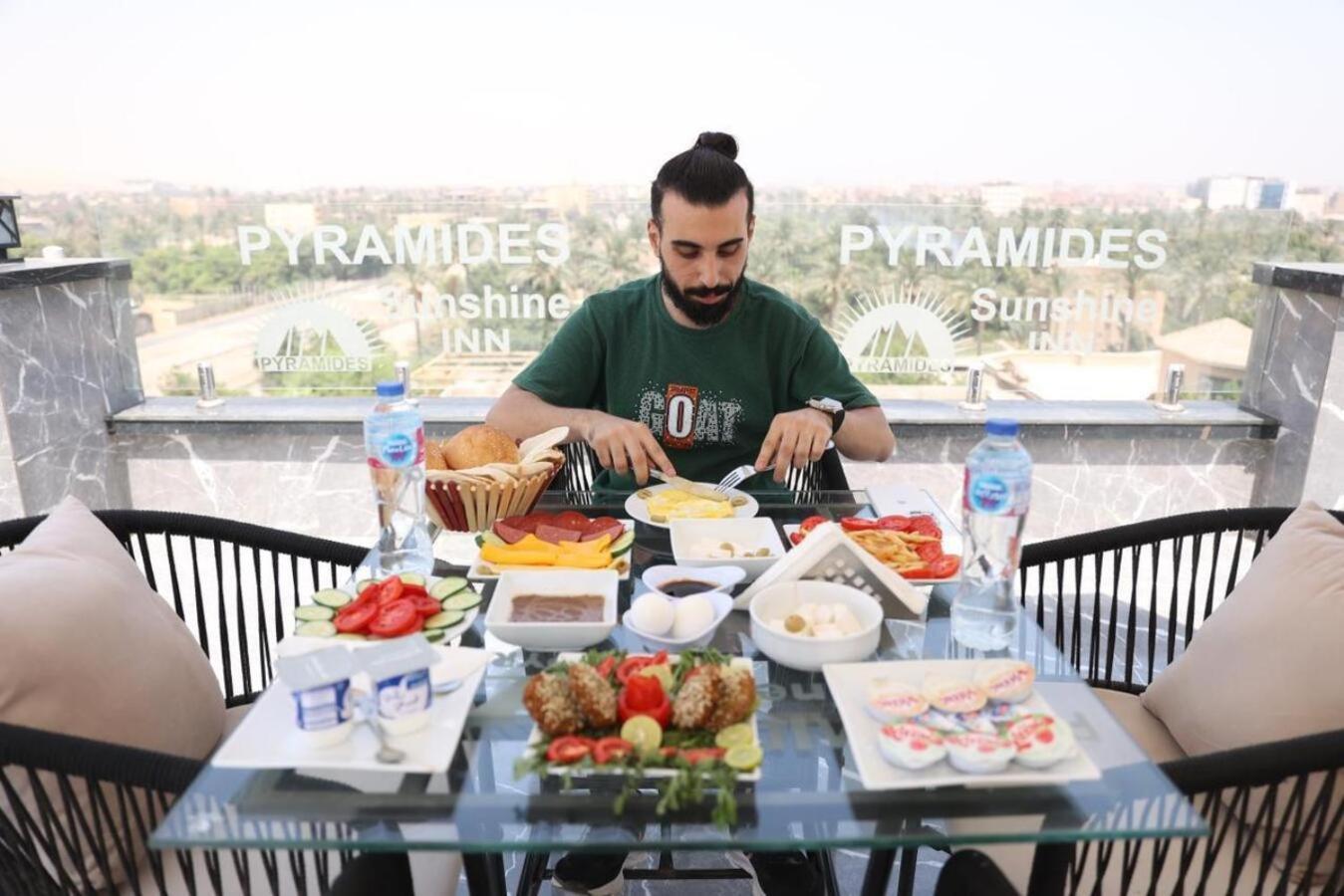 Pyramids Sunshine View Hotell Kafret el-Gabal Exteriör bild