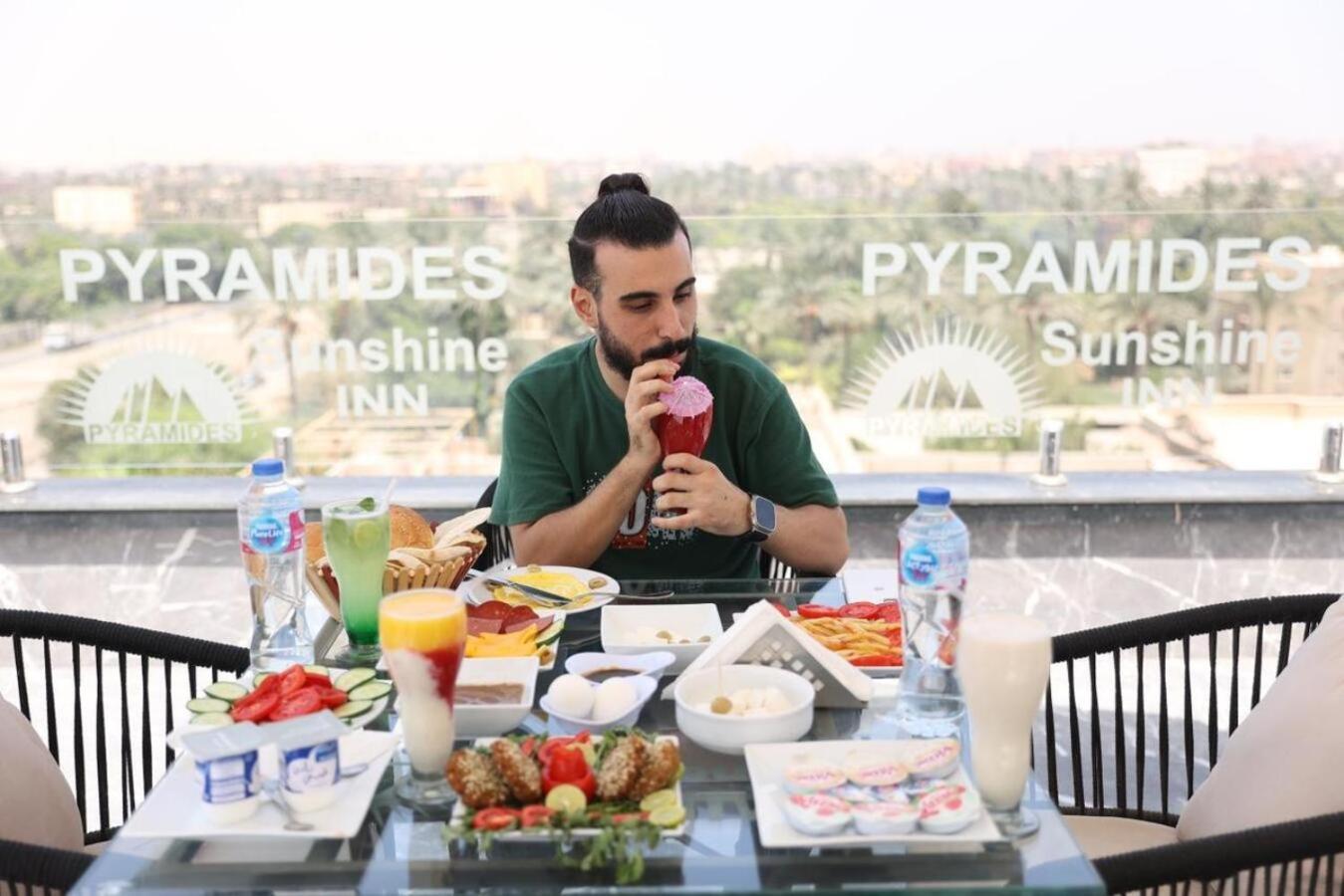 Pyramids Sunshine View Hotell Kafret el-Gabal Exteriör bild