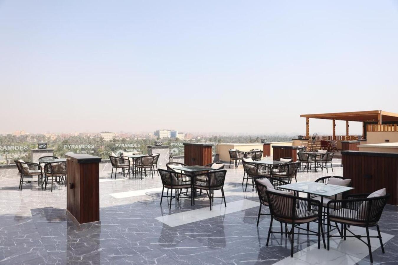 Pyramids Sunshine View Hotell Kafret el-Gabal Exteriör bild