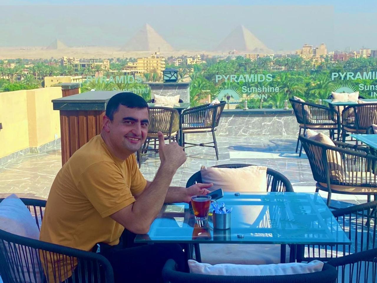 Pyramids Sunshine View Hotell Kafret el-Gabal Exteriör bild