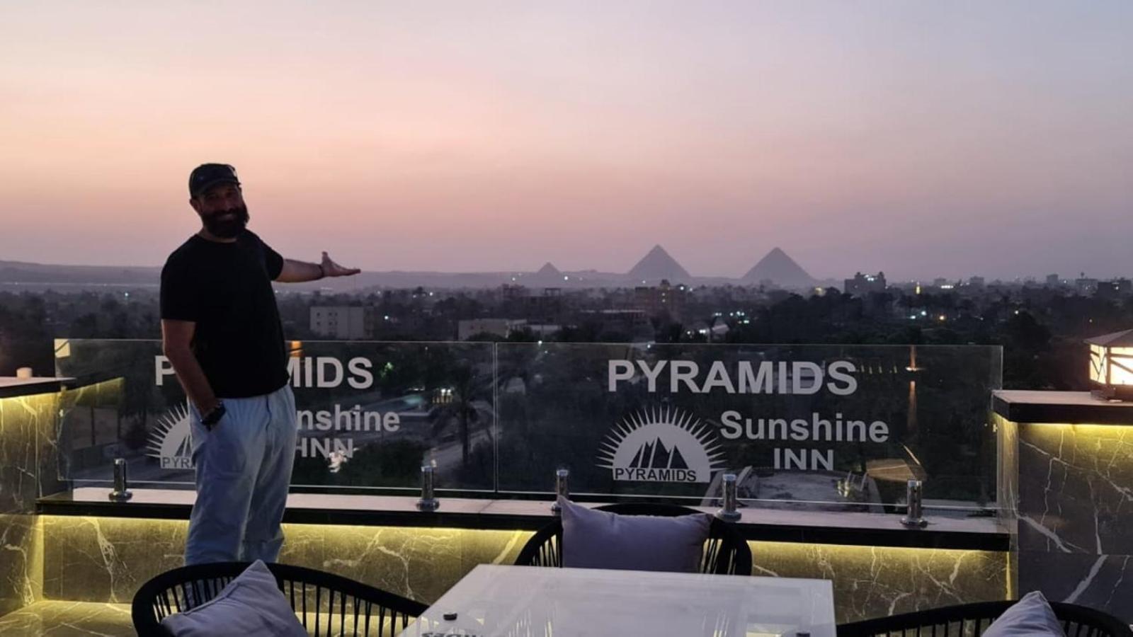 Pyramids Sunshine View Hotell Kafret el-Gabal Exteriör bild