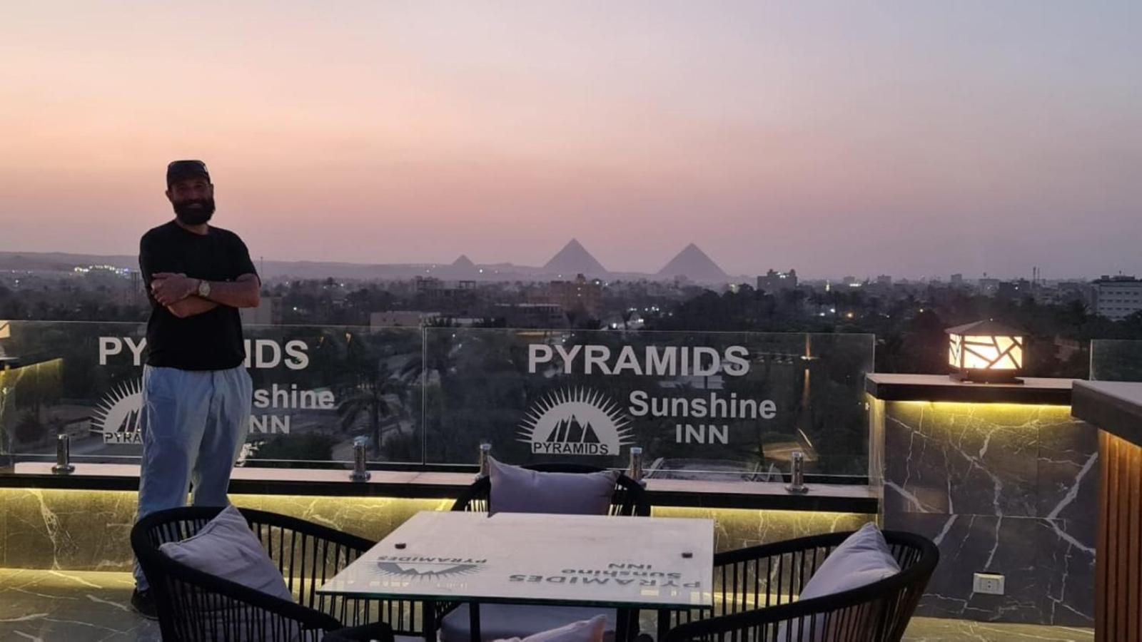 Pyramids Sunshine View Hotell Kafret el-Gabal Exteriör bild